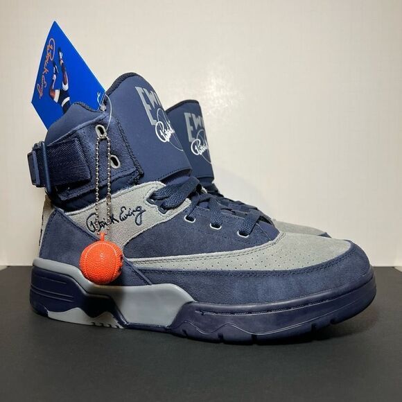 Mens PATRICK EWING Athletics 33 Hi Georgetown Sneakers / Size 10 - Picture 1 of 8